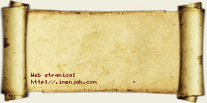 Danica Zorić vizit kartica